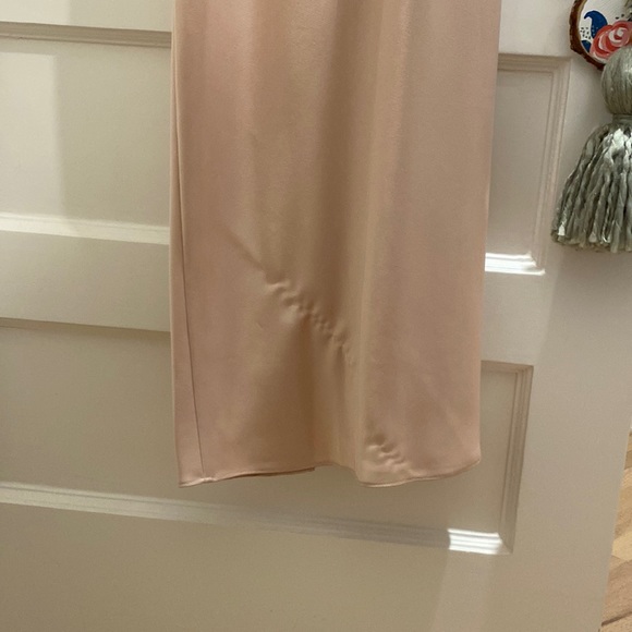 BHLDN Dylan One-Shoulder Satin Side-Slit Gown - Picture 6 of 6